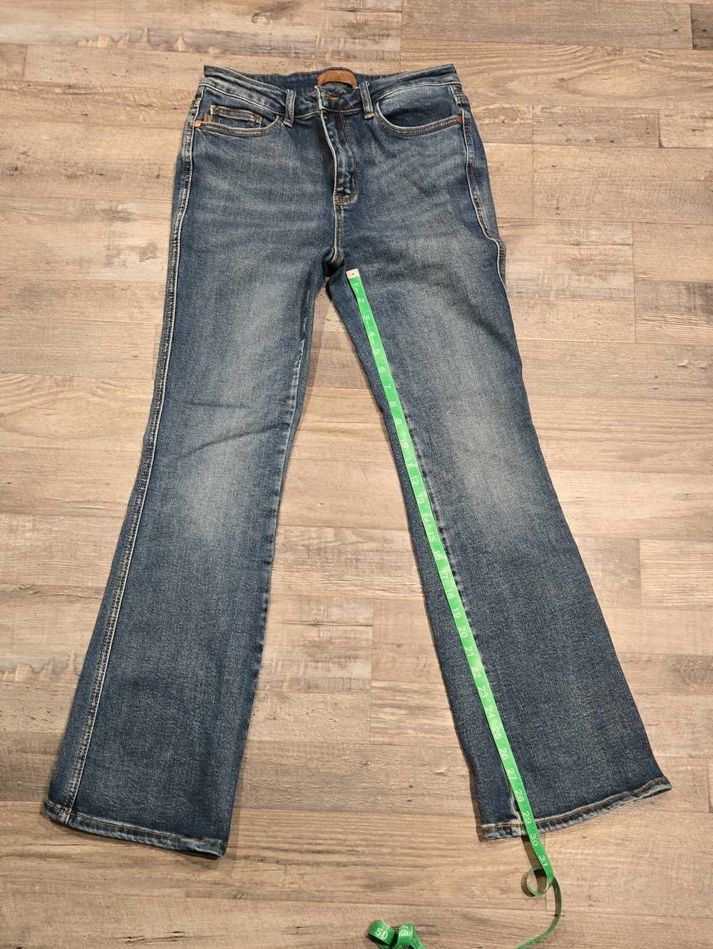 Judy Blue Faded Blue Flare Jeans